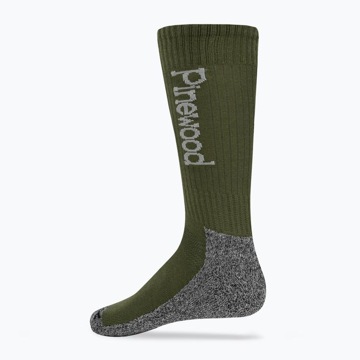Pinewood Coolmax Medium трекинг чорапи 2 чифта зелени 2