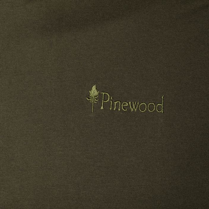 Мъжка тениска Pinewood 2-Pack 2 бр. зелена 4