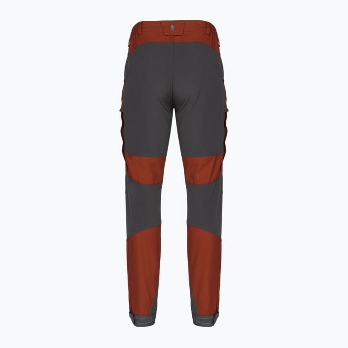 Мъжки панталони за трекинг Pinewood Caribou TC теракота/сиво 3