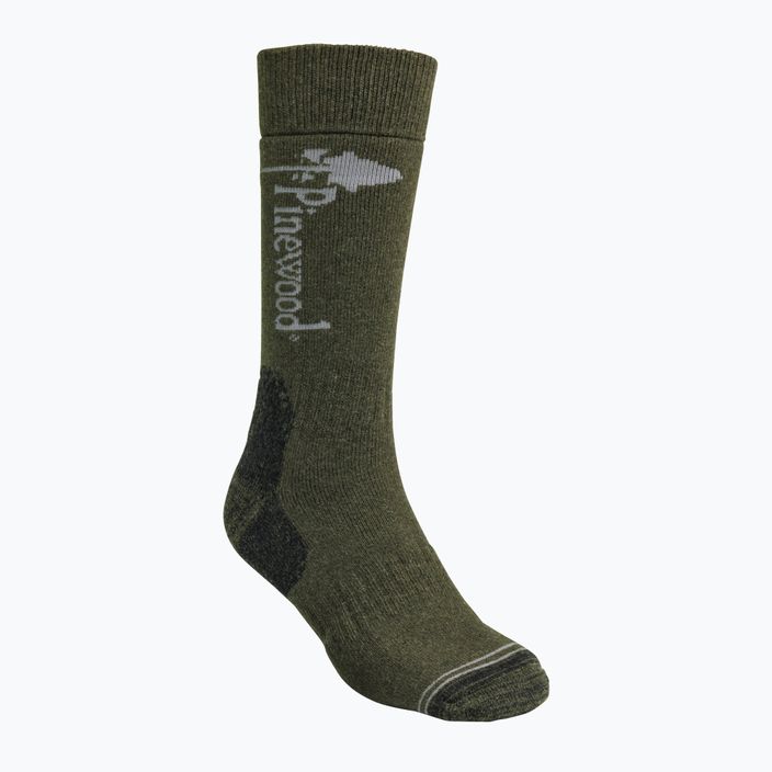 Чорапи за трекинг Pinewood Melange olive mel 5