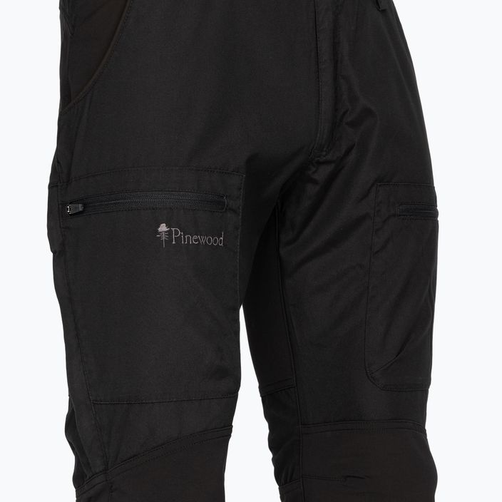 Мъжки панталони за трекинг Pinewood Caribou TC black/black 3