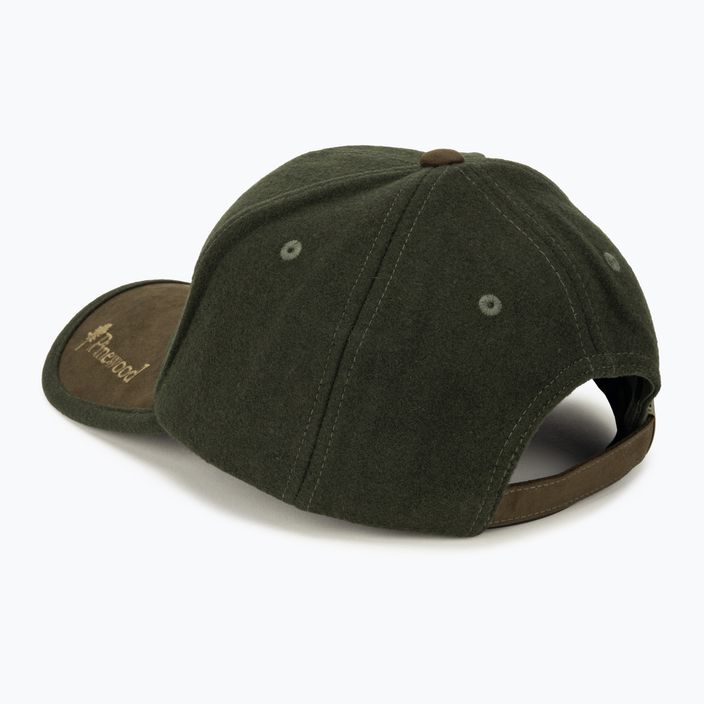 Pinewood Edmonton Ексклузивна бейзболна шапка в цвят мъх/зелен велур 3