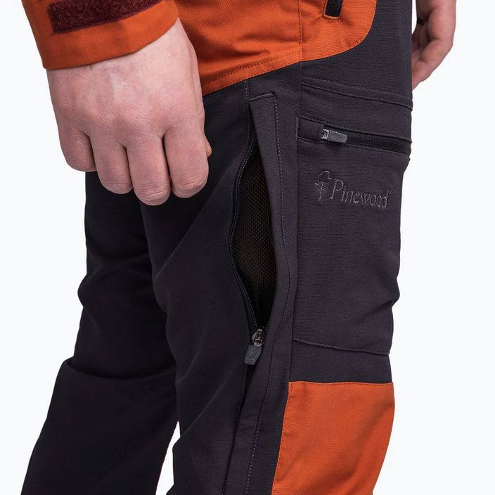 Мъжки панталони за трекинг Pinewood Finnveden Hybrid d.anthracite/terraco 3