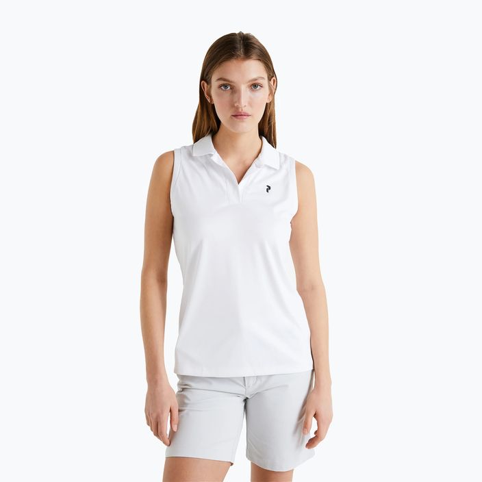 Дамска поло риза Peak Performance Illusion white G77553010