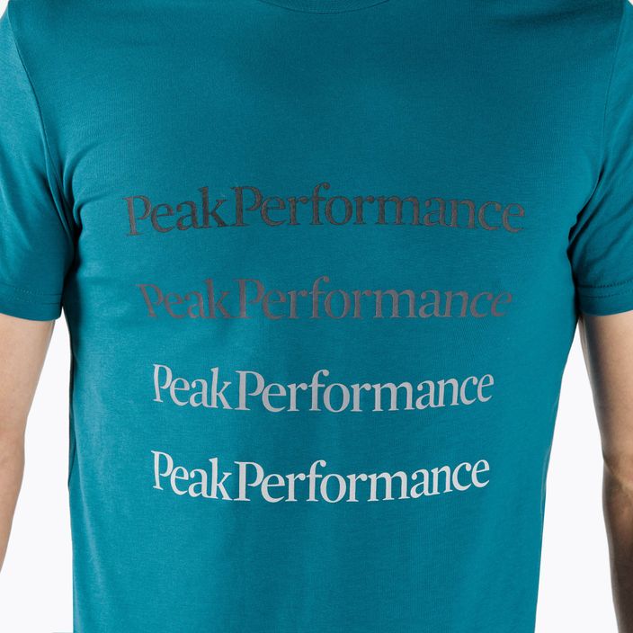 Мъжка риза за трекинг Peak Performance Ground Tee blue G77284160 4