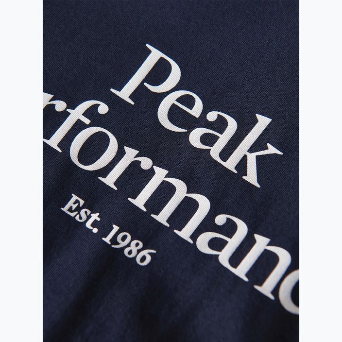 Дамска тениска за трекинг Peak Performance Original Tee navy blue G77280020 8
