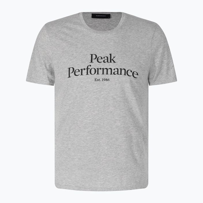 Мъжка риза за трекинг Peak Performance Original Tee сива G77692090 3