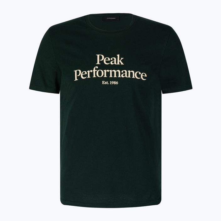 Мъжка риза за трекинг Peak Performance Original Tee green G77692260