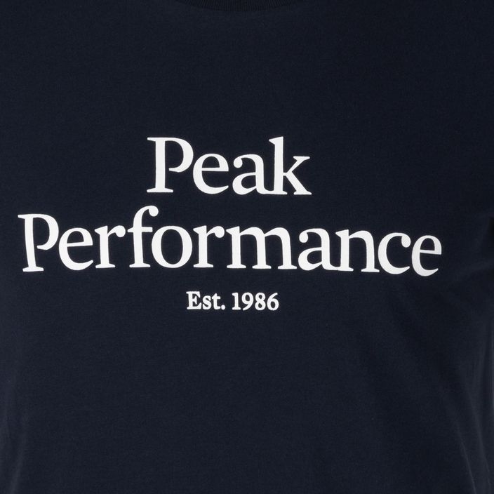 Мъжка риза за трекинг Peak Performance Original Tee navy blue G77692020 5