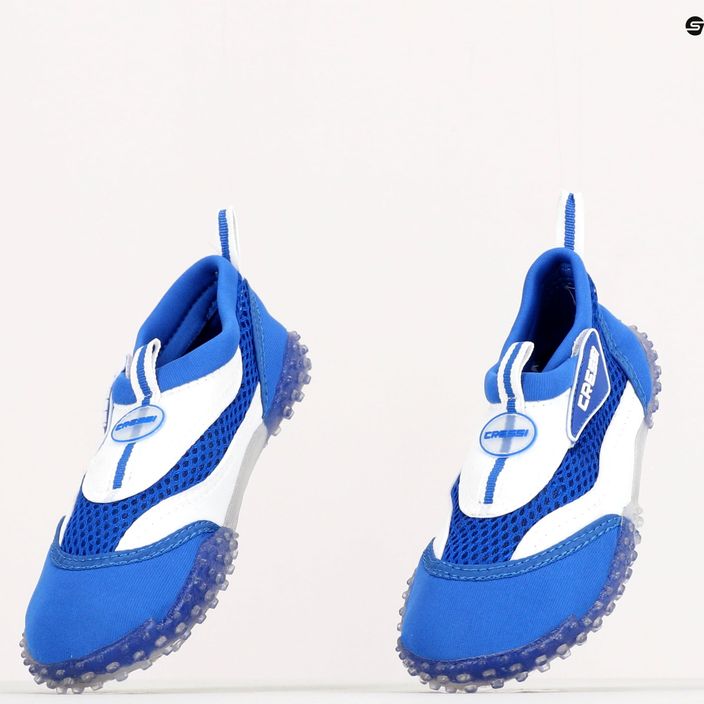 Детски обувки за вода Cressi Coral в бяло и синьо VB945024 11