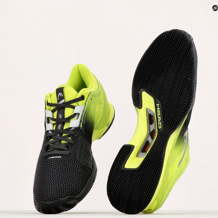 Мъжки обувки за тенис HEAD Sprint Pro 3.0 SF Clay black-green 273091 14