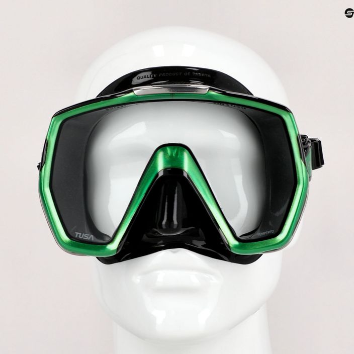 TUSA Freedom Hd маска зелена M-1001 7