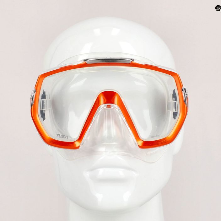 TUSA Freedom Elite маска за гмуркане Orange M-1003 7