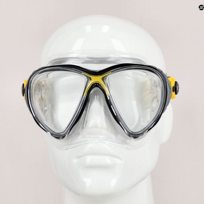 Cressi Big Eyes Evolution маска за гмуркане жълта DS340010 8