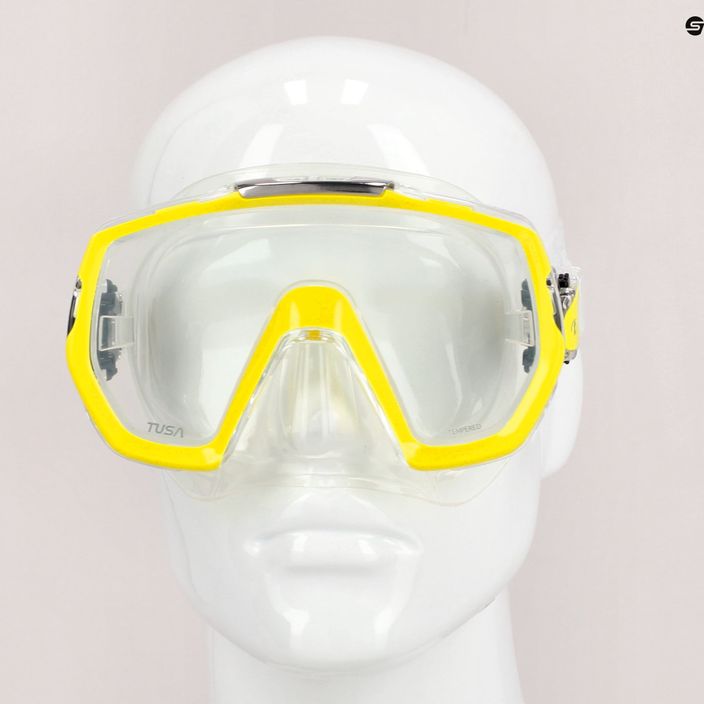 TUSA Freedom Elite Жълта маска за гмуркане M-1003 7