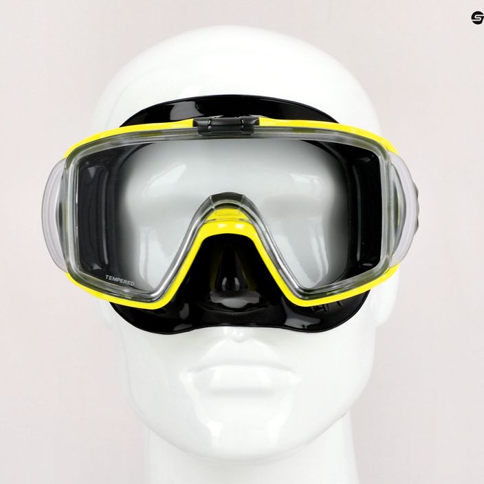 TUSA Sportmask маска за гмуркане черна/жълта UM-31QB FY 7