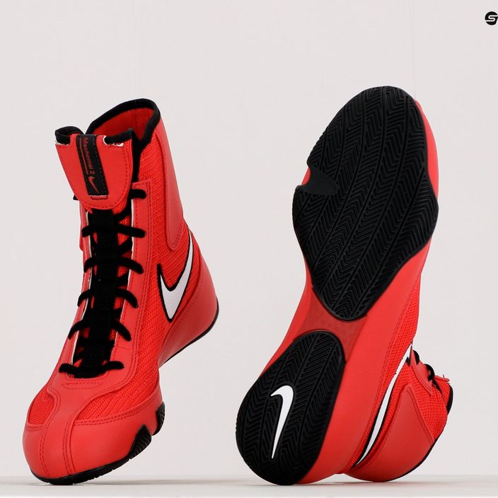 Nike Machomai University боксови обувки червени 321819-610 8