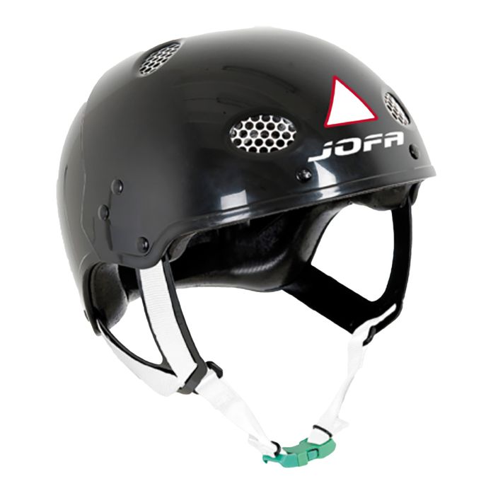 Детска хокейна каска JOFA 715 LS JR черна/бяла 2