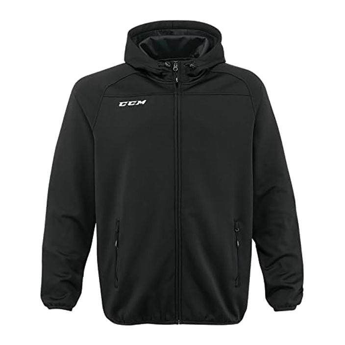 Мъжки потник CCM Locker Room Full Zip SR black 2