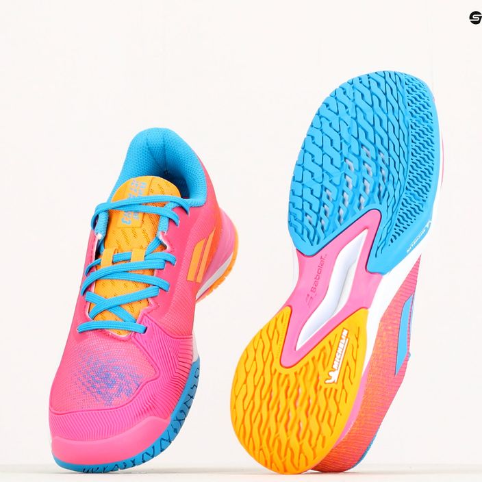 Детски обувки за тенис BABOLAT Jet Mach 3 AC pink 33S21648 9