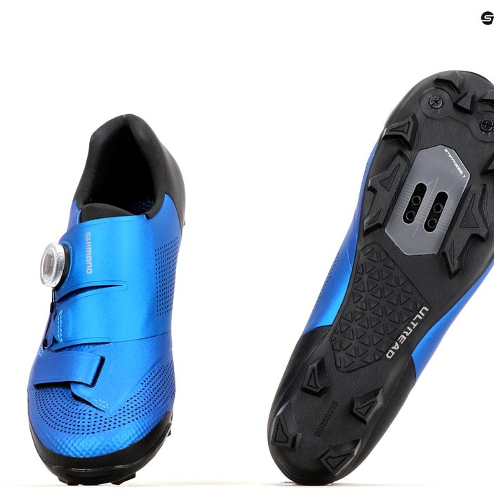 Shimano мъжки MTB обувки за колоездене SH-XC502 сини ESHXC502MCB01S46000 11