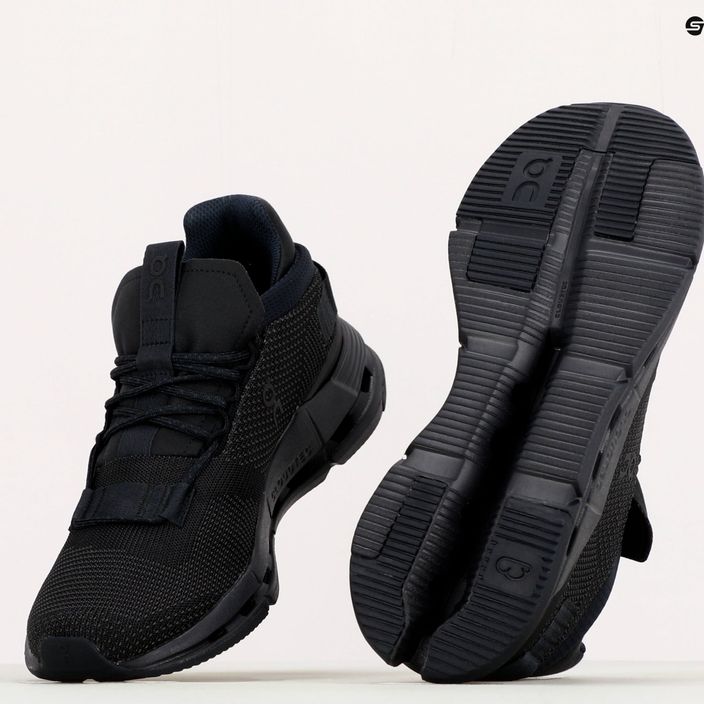 Дамски обувки за бягане ON Cloudnova black 2699814 12