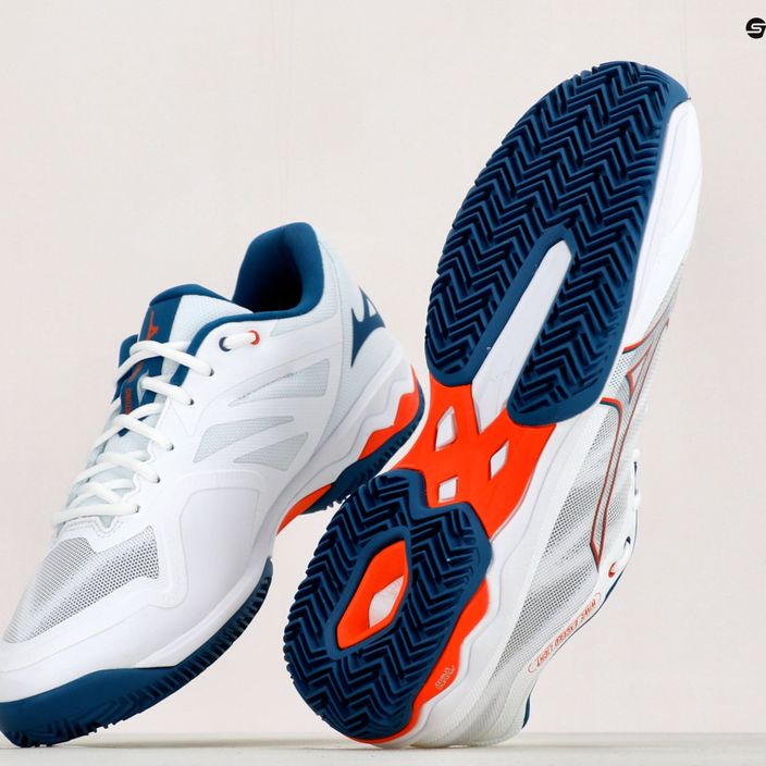 Мъжки обувки за тенис Mizuno Wave Exceed Light CC white 61GC222030 14