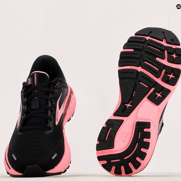 Дамски обувки за бягане BROOKS Adrenaline GTS 22 black/pink 1203531B054 15