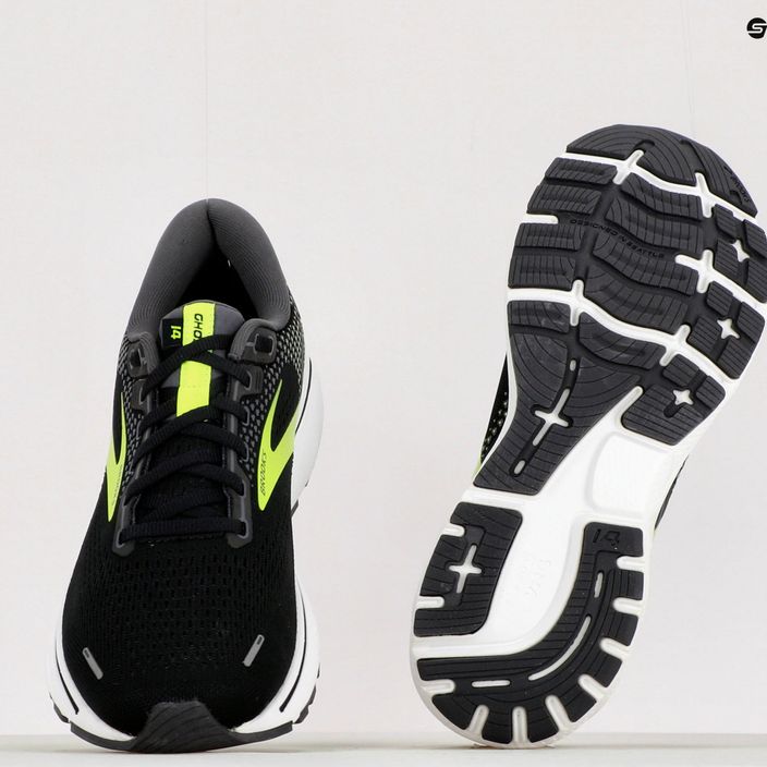 Мъжки обувки за бягане BROOKS Ghost 14 black-green 1103691D047 15