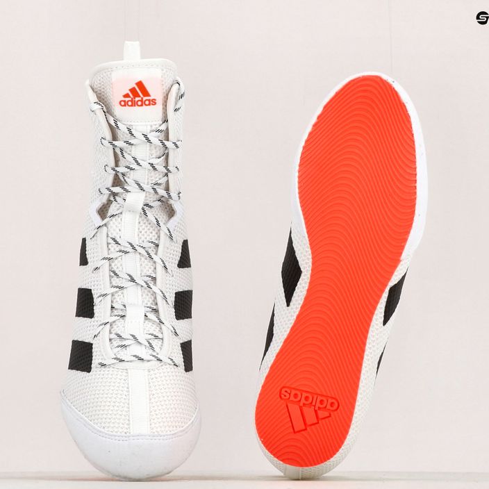 adidas Box Hog 3 боксови обувки черно и бяло GV9975 10