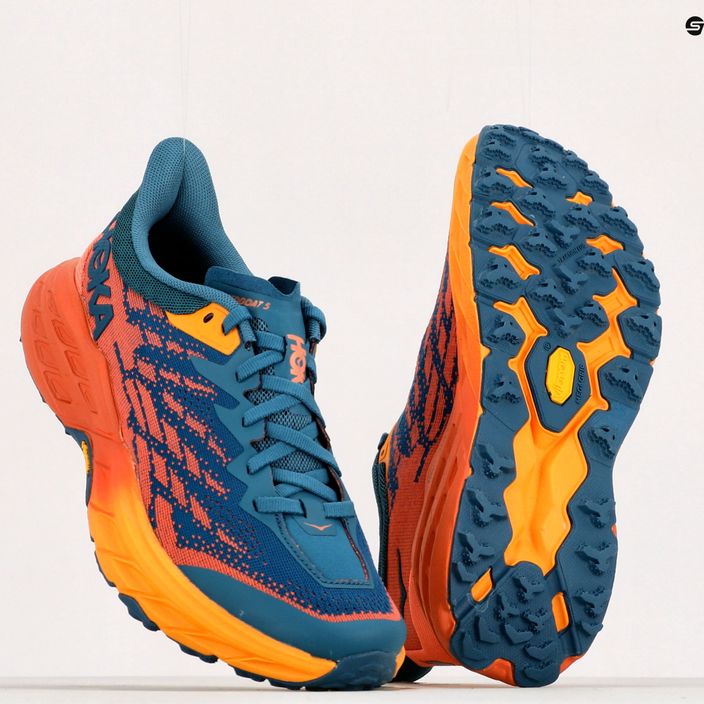 Дамски обувки за бягане HOKA Speedgoat 5 blue-orange 1123158-BCCML 15