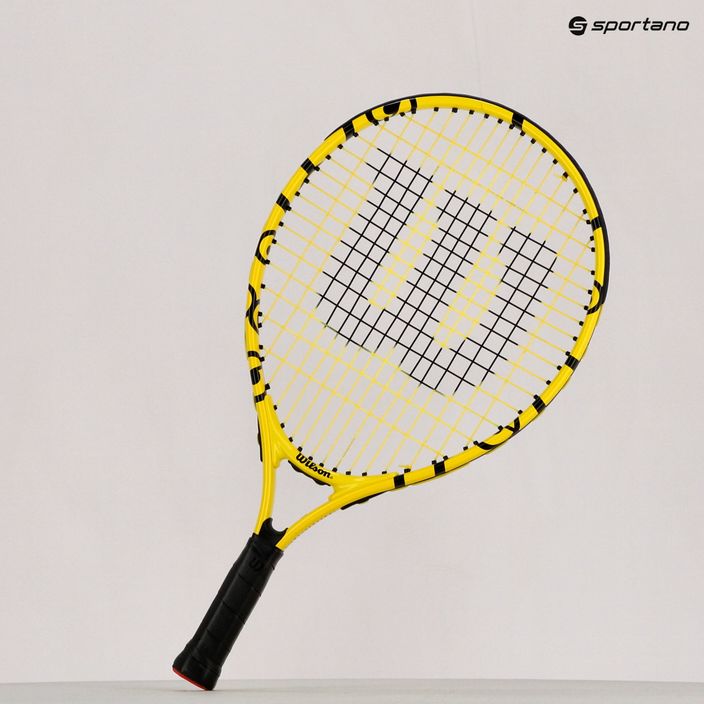 Детска тенис ракета Wilson Minions Jr 19 жълто/черно WR068910H+ 8