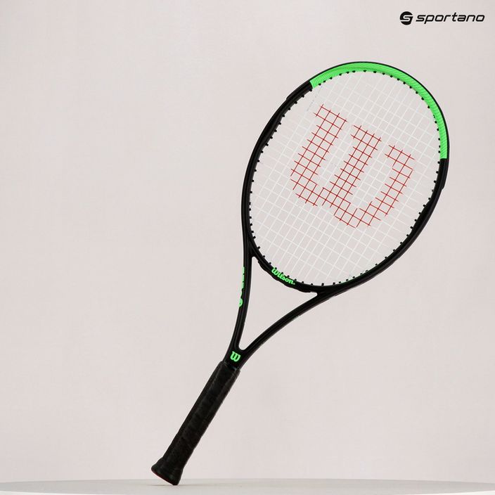 Wilson Blade Feel 103 тенис ракета черно-зелена WR083310U 14