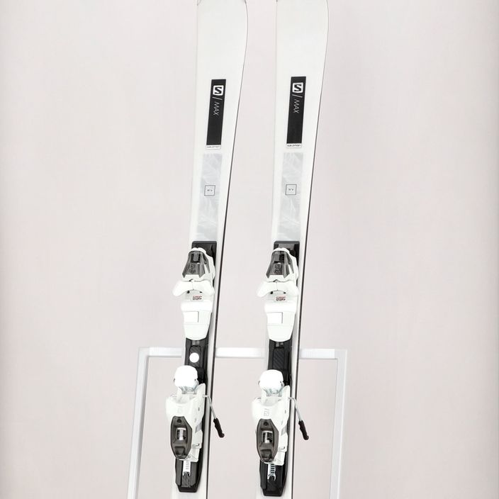 Дамски ски за спускане Salomon S/Max W 6 white + M10 GW L41135200/L4113260010 11