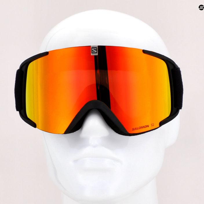 Очила за ски Salomon Xview Photo S2 Black/Mild Red L40844400 7