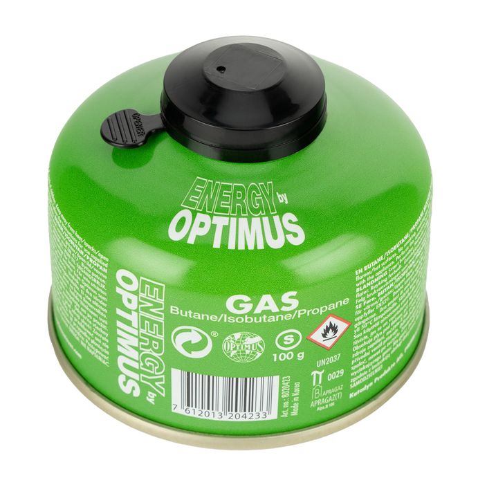 Optimus Gas 100 г зелен патрон за туризъм 8020423 2