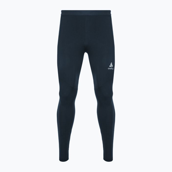Мъжки панталони за ски бягане ODLO Ceramiwarm тъмно синьо 622482