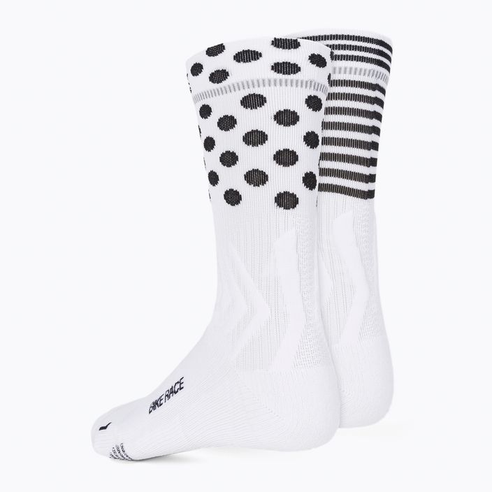 Чорапи за велосипед X-Socks Bike Race бяло/черно BS05S19U-W011 2