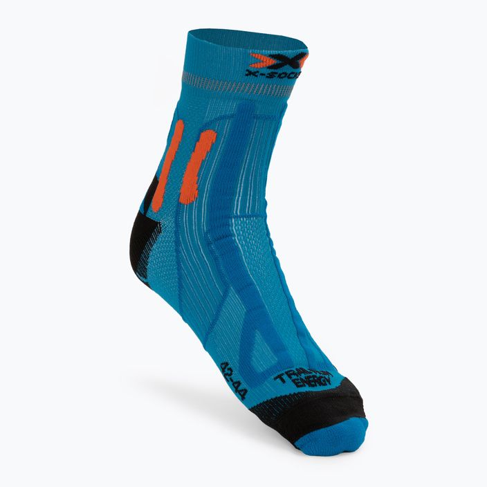 Мъжки чорапи за бягане X-Socks Trail Run Energy blue RS13S19U-A008 2