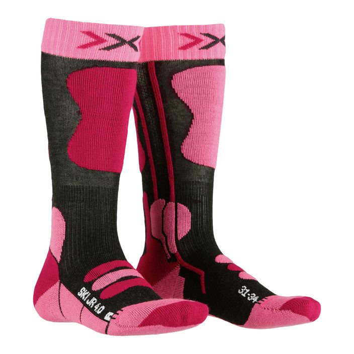 Детски ски чорапи X-Socks Ski 4.0 сиви XSSS00W19J 2