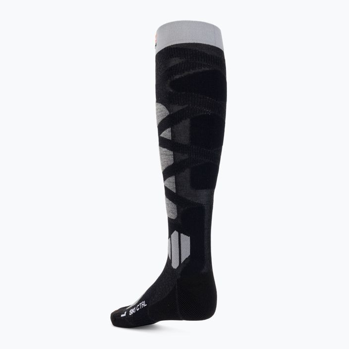 X-Socks Ski Control 4.0 черно-сиви ски чорапи XSSSKCW19U 2