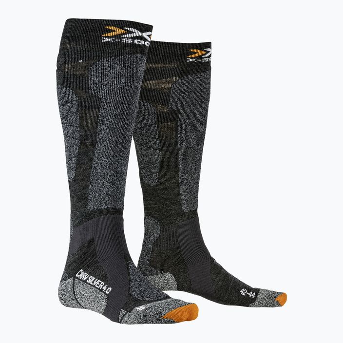 Ски чорапи X-Socks Carve Silver 4.0 black XSSS47W19U 4
