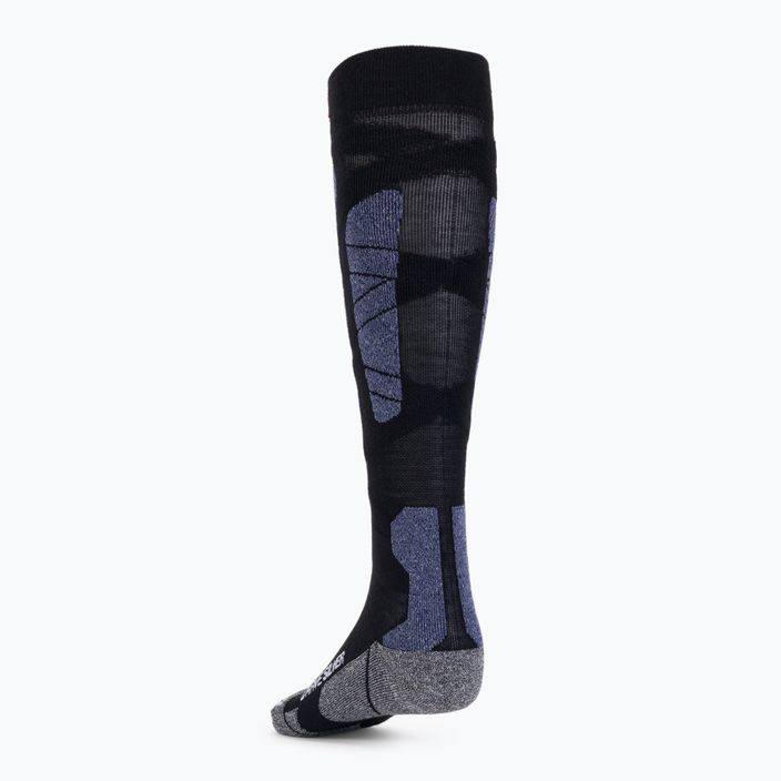 X-Socks Carve Silver 4.0 черно-сиви ски чорапи XSSS47W19U 2