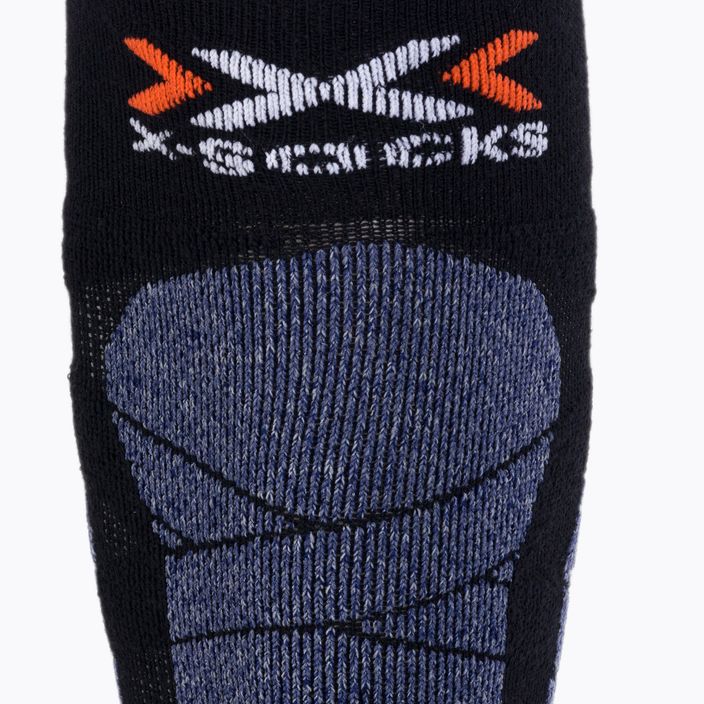 X-Socks Carve Silver 4.0 черно-сиви ски чорапи XSSS47W19U 3
