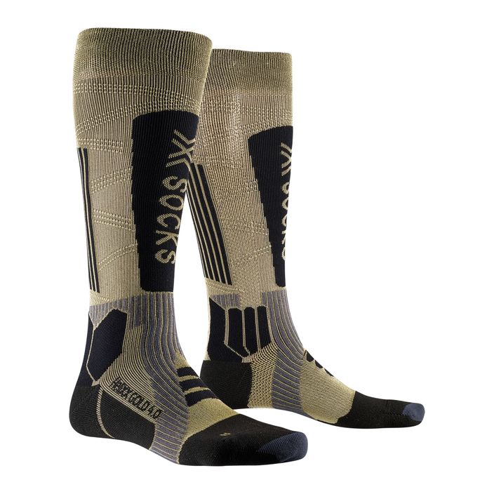 X-Socks Helixx Gold 4.0 ски чорапи златно/черно 2