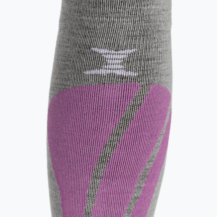 Дамски ски чорапи X-Socks Apani Wintersports сиви APWS03W20W 4
