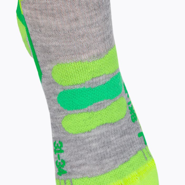 Детски ски чорапи X-Socks Ski 4.0 сиви XSSS00W19J 3
