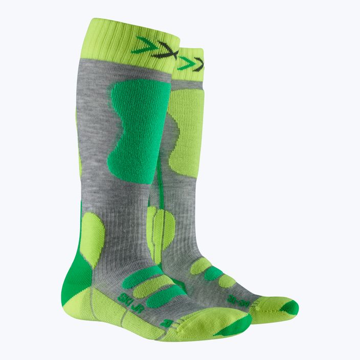 Детски ски чорапи X-Socks Ski 4.0 сиви XSSS00W19J 4