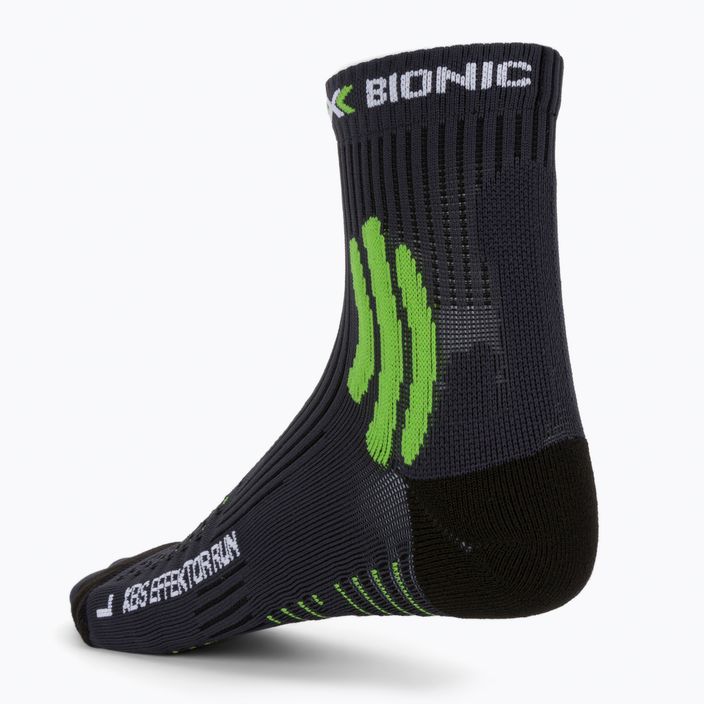 Чорапи за бягане X-Socks Xbs. Effektor Running Grey-Green EF-RS01S21U-G086 2