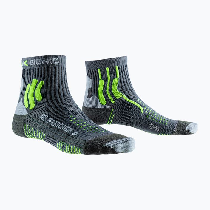 Чорапи за бягане X-Socks Xbs. Effektor Running Grey-Green EF-RS01S21U-G086 6